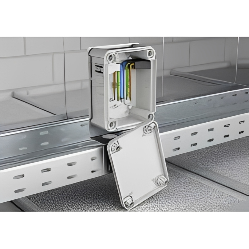 Cable tray and dp box